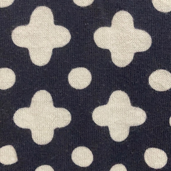 J.Crew navy patterned button down sweater - Picture 3 of 3